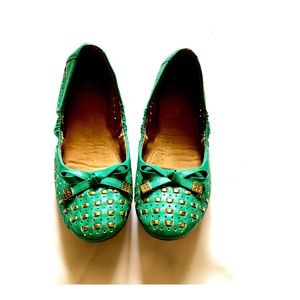 Mint green Naturalizer ballet flats